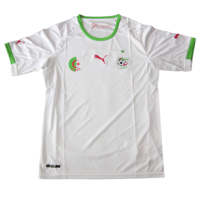 Maillot Algérie Domicile 2014 - Cliquez sur l'image pour la fermer